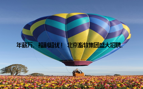 年薪万, 福利超优! 北京畜牧集团盛大招聘, 梦想舞台等你来绽放! 在这个充满机遇与挑战的时代, 每一个年轻人都在寻找属于自己的舞台