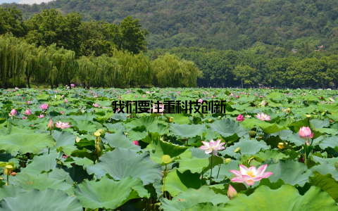 我们要注重科技创新