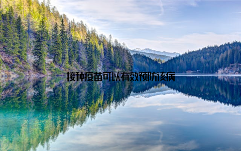 接种疫苗可以有效预防该病