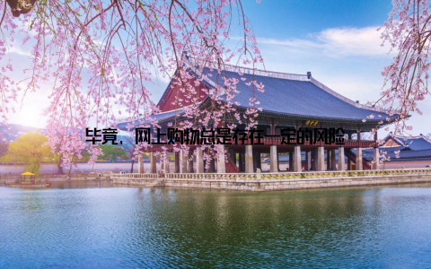 毕竟, 网上购物总是存在一定的风险