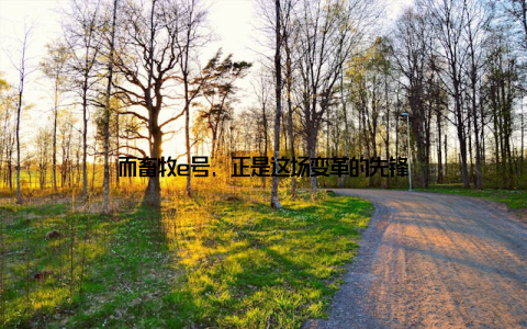 而畜牧e号, 正是这场变革的先锋