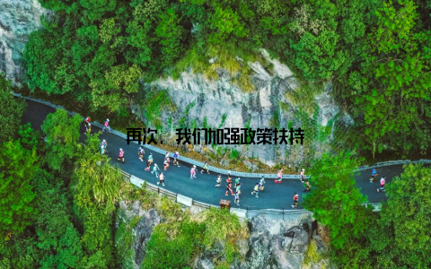 再次, 我们加强政策扶持