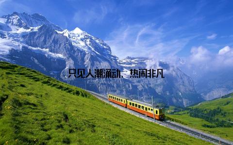 只见人潮涌动, 热闹非凡